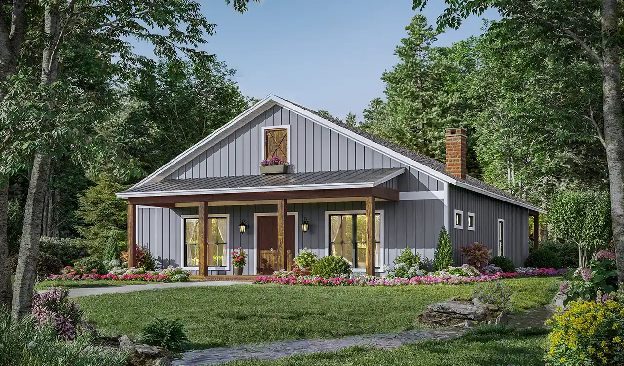 3 Bedroom, 2Bath Modern Farmhouse HousePlan #2-417 Questions & Answers