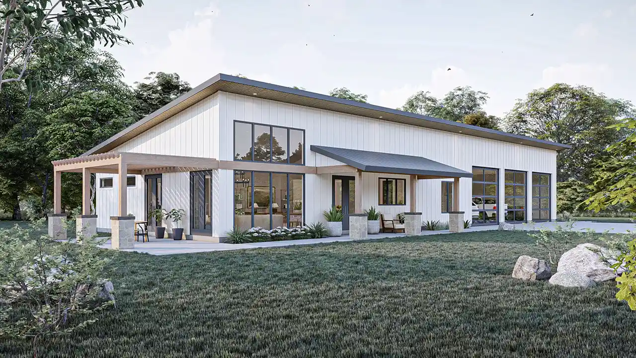 4 Bedroom, 2Bath Barndominium HousePlan #52-715 Questions & Answers