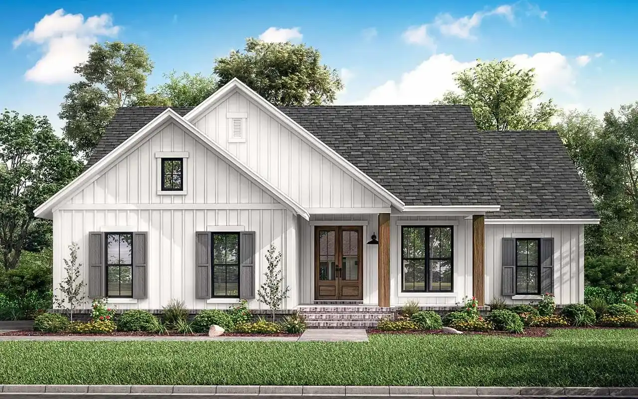 3 Bedroom, 2Bath Modern Farmhouse HousePlan #50-394 Questions & Answers