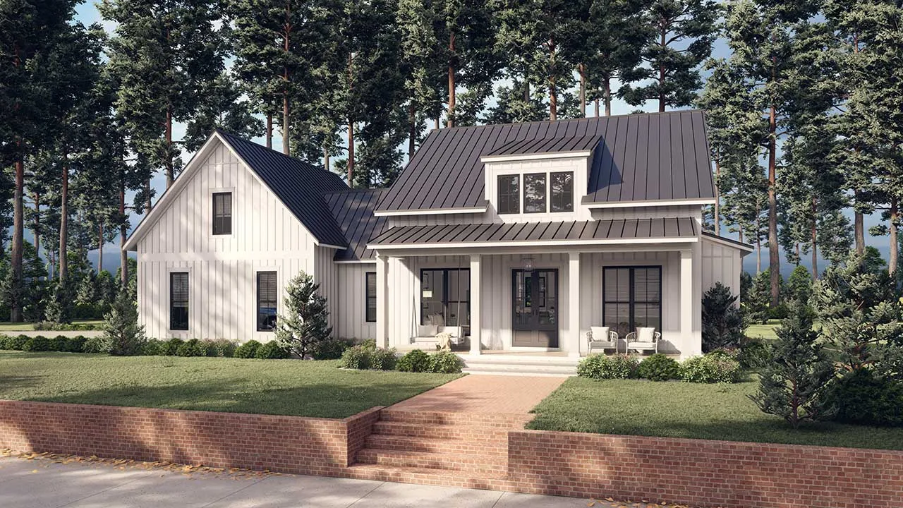 2 Bedroom, 2Bath Modern Farmhouse HousePlan #50-443 Questions & Answers