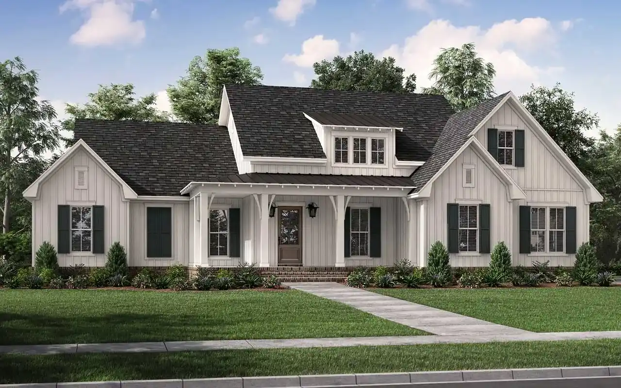 3 Bedroom, 2Bath Modern Farmhouse HousePlan #50-428 Questions & Answers