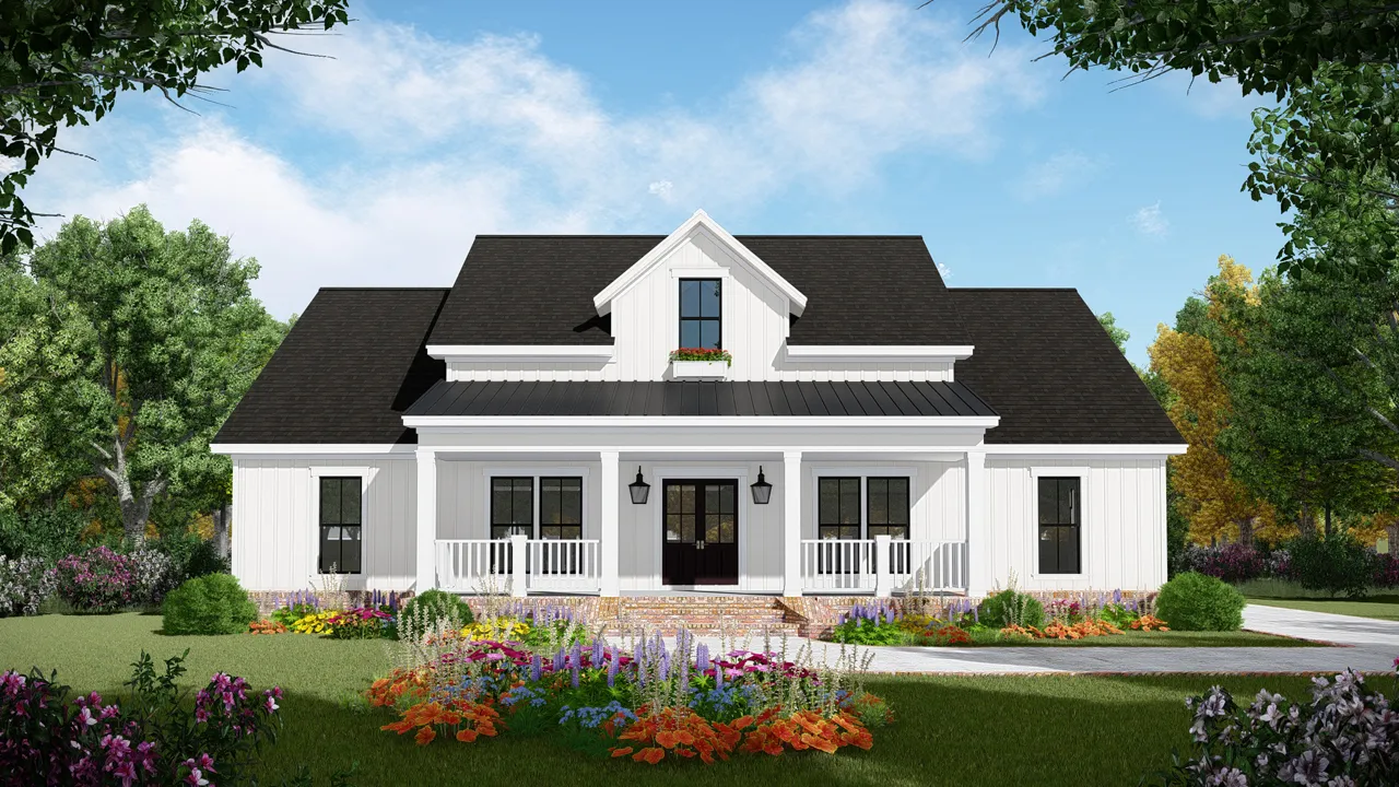 3 Bedroom, 2Bath Modern Farmhouse HousePlan #2-396 Questions & Answers