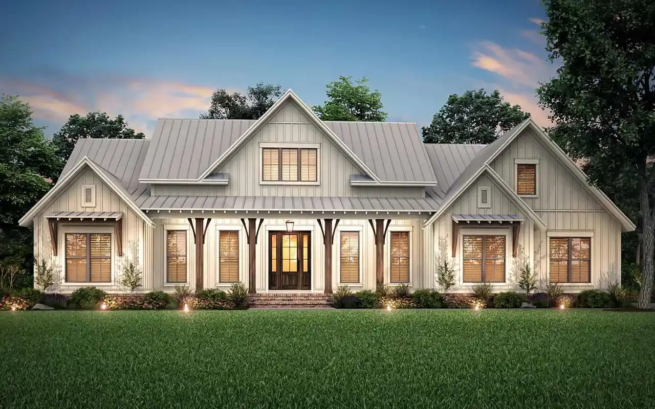 3 Bedroom, 2Bath Modern Farmhouse HousePlan #50-397 Questions & Answers