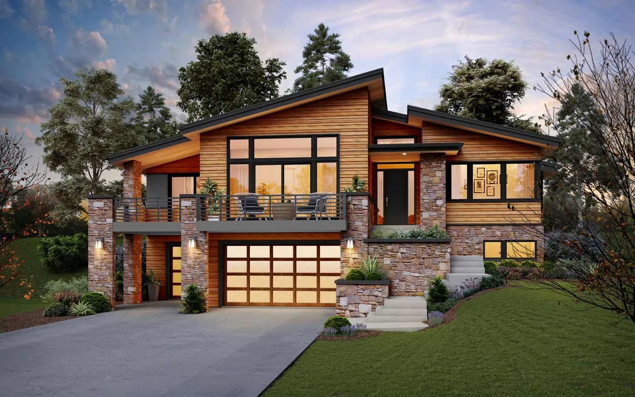 4 Bedroom, 2Bath Contemporary HousePlan #74-901 Questions & Answers