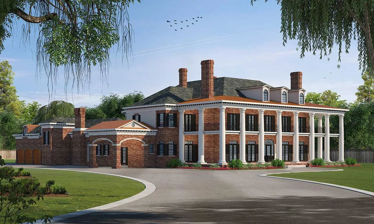 6 Bedroom, 6Bath Plantation HousePlan #10-1603 Questions & Answers