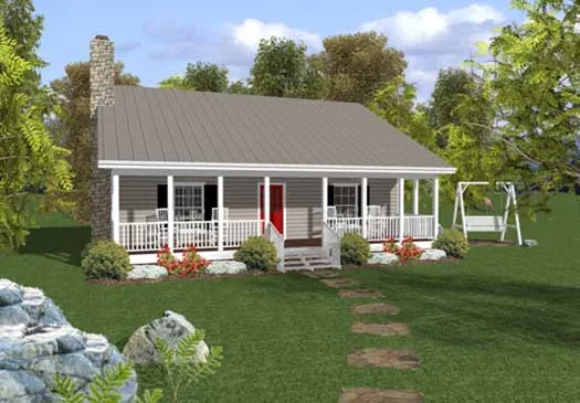 2 Bedroom, 1Bath Country HousePlan #4-101 Questions & Answers