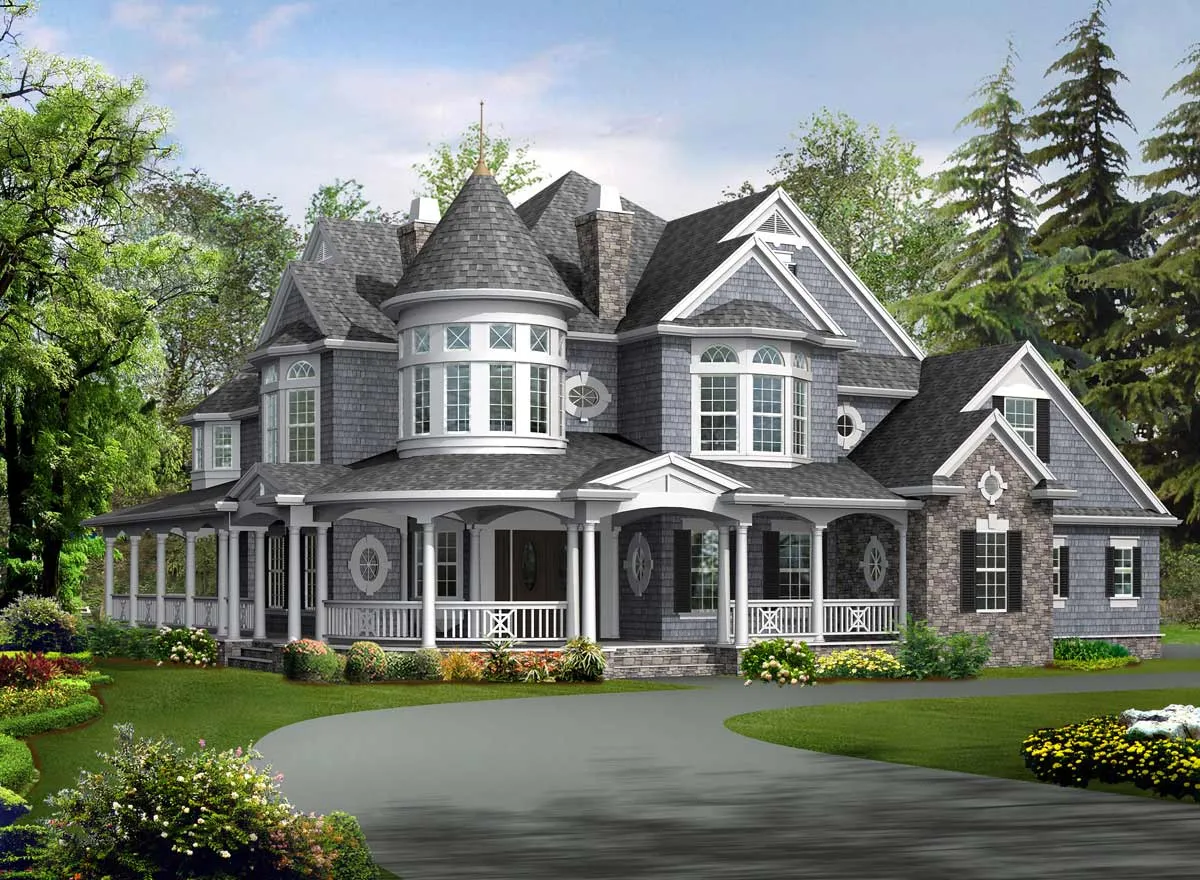 4 Bedroom, 4Bath Victorian HousePlan #88-104 Questions & Answers