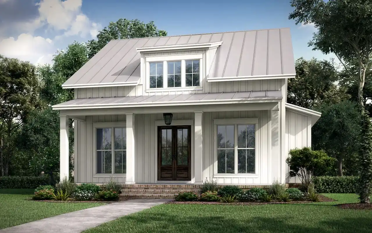 2 Bedroom, 2Bath Modern Farmhouse HousePlan #50-414 Questions & Answers