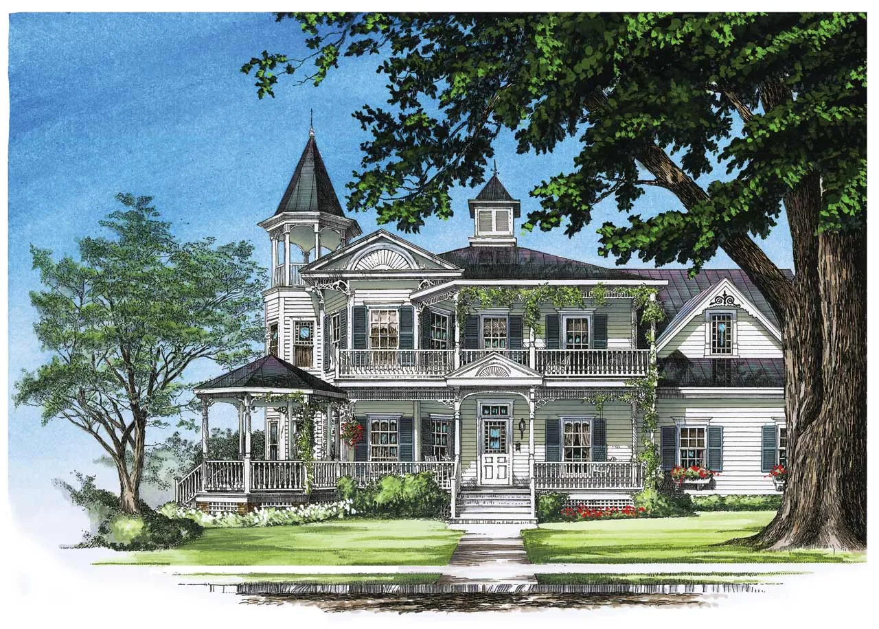 4 Bedroom, 3Bath Victorian HousePlan #57-352 Questions & Answers