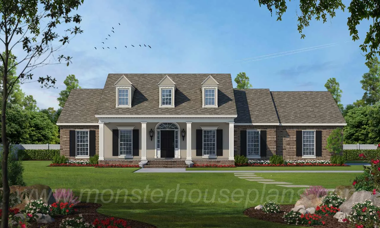 4 Bedroom, 2Bath Country HousePlan #18-317 Questions & Answers