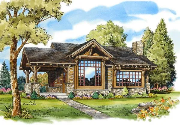 2 Bedroom, 2Bath Mountain Or Rustic HousePlan #79-106 Questions & Answers