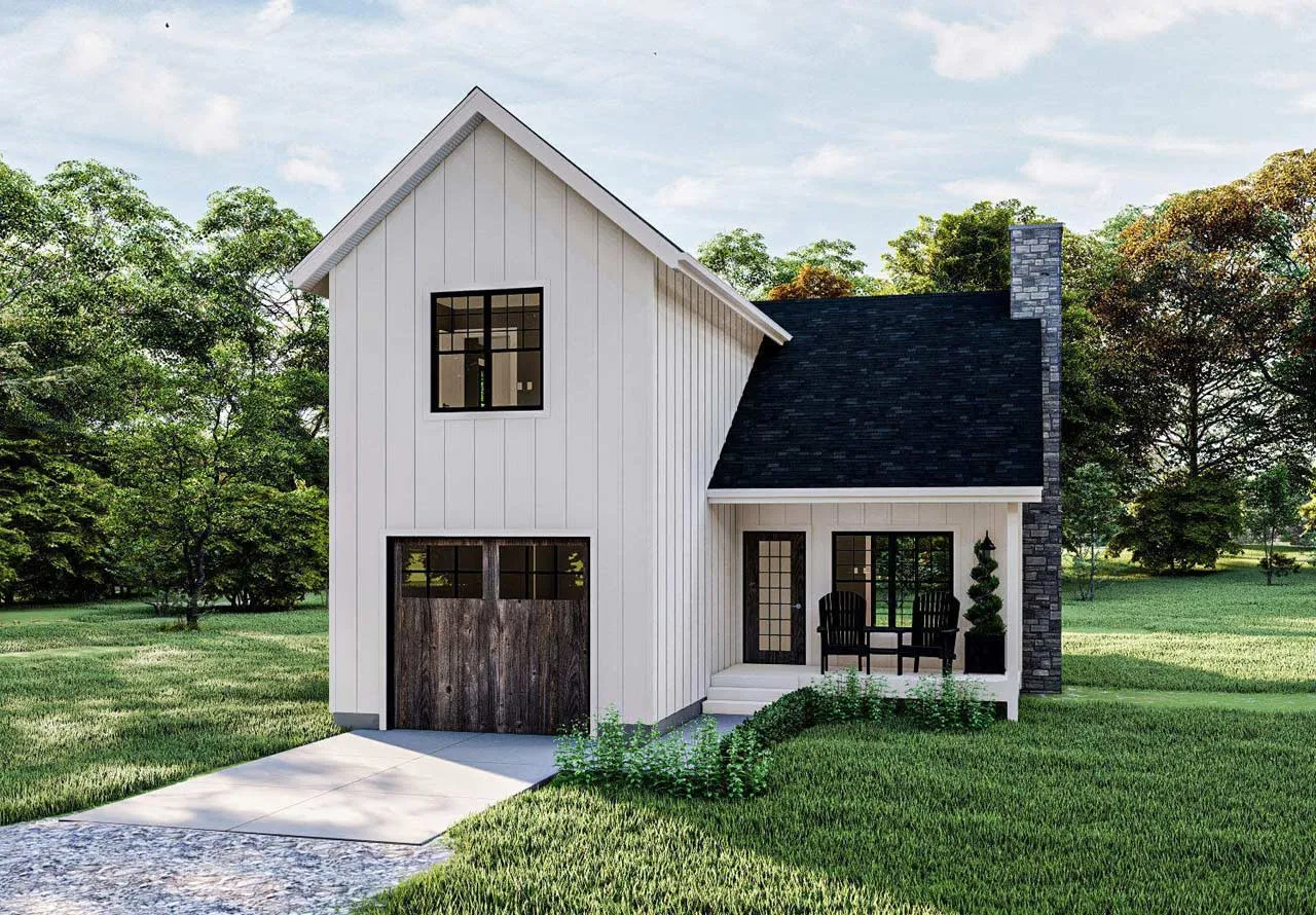 2 Bedroom, 2Bath Modern Farmhouse HousePlan #52-482 Questions & Answers