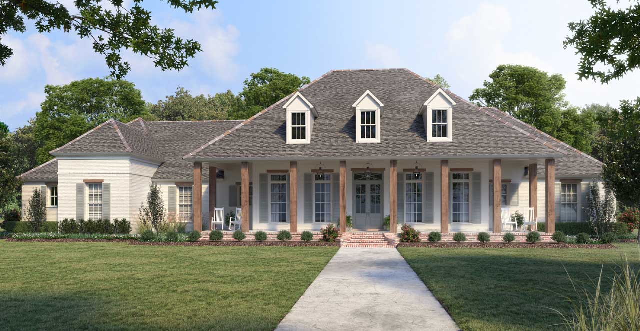 4 Bedroom, 3Bath French Country HousePlan #91-188 Questions & Answers