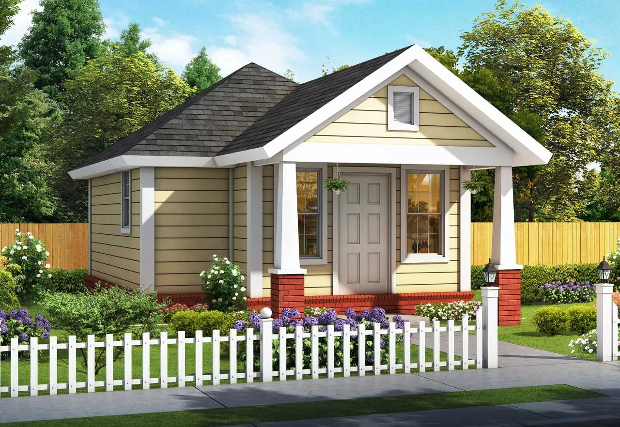 1 Bedroom, 1Bath Craftsman HousePlan #11-485 Questions & Answers