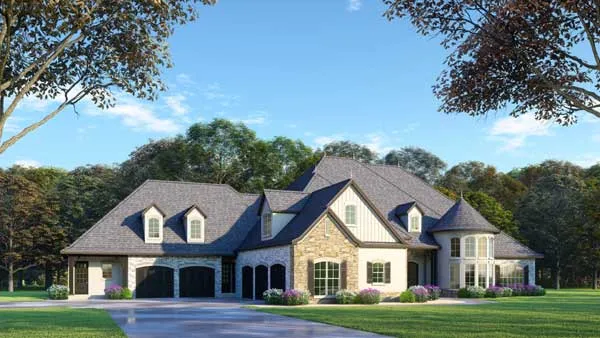 6 Bedroom, 6Bath French Country HousePlan #12-1472 Questions & Answers