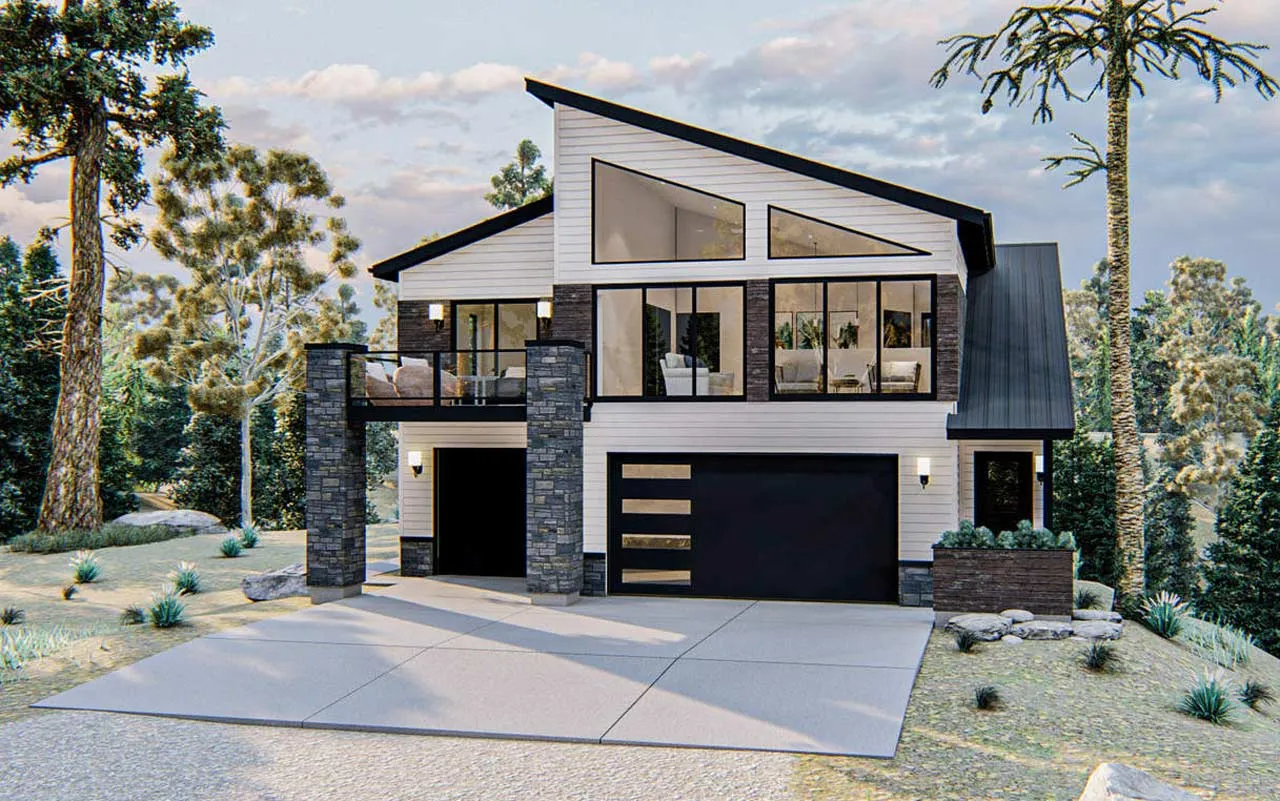 2 Bedroom, 2Bath Contemporary HousePlan #52-515 Questions & Answers