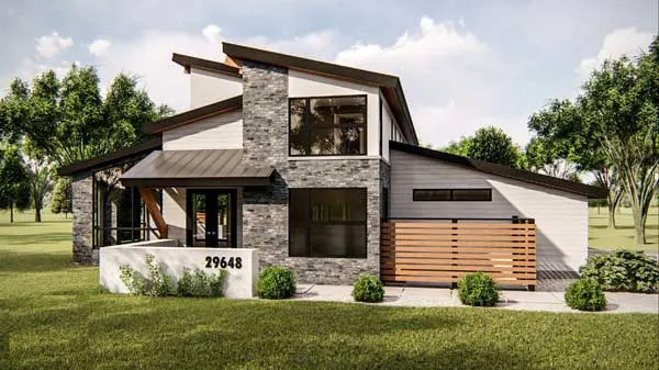 4 Bedroom, 3Bath Modern HousePlan #52-379 Questions & Answers