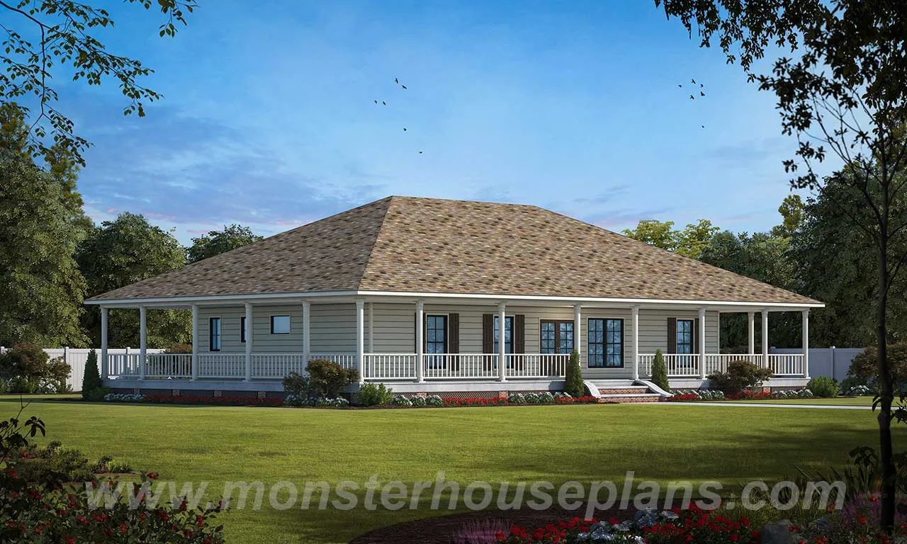 3 Bedroom, 3Bath Ranch HousePlan #56-103 Questions & Answers