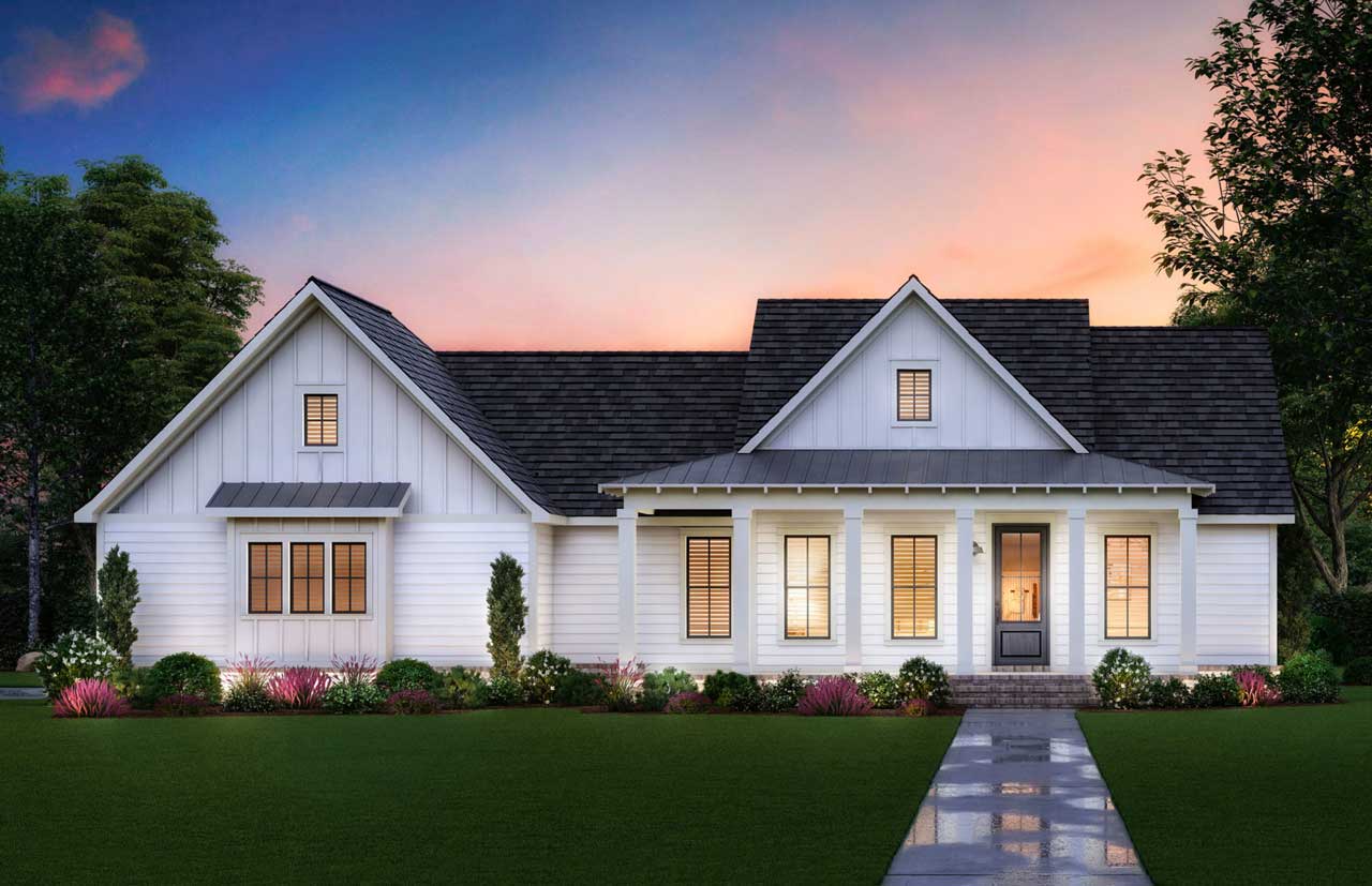 3 Bedroom, 2Bath Modern Farmhouse HousePlan #91-200 Questions & Answers