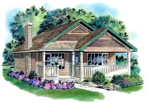 2 Bedroom, 1Bath Country HousePlan #40-118 Questions & Answers