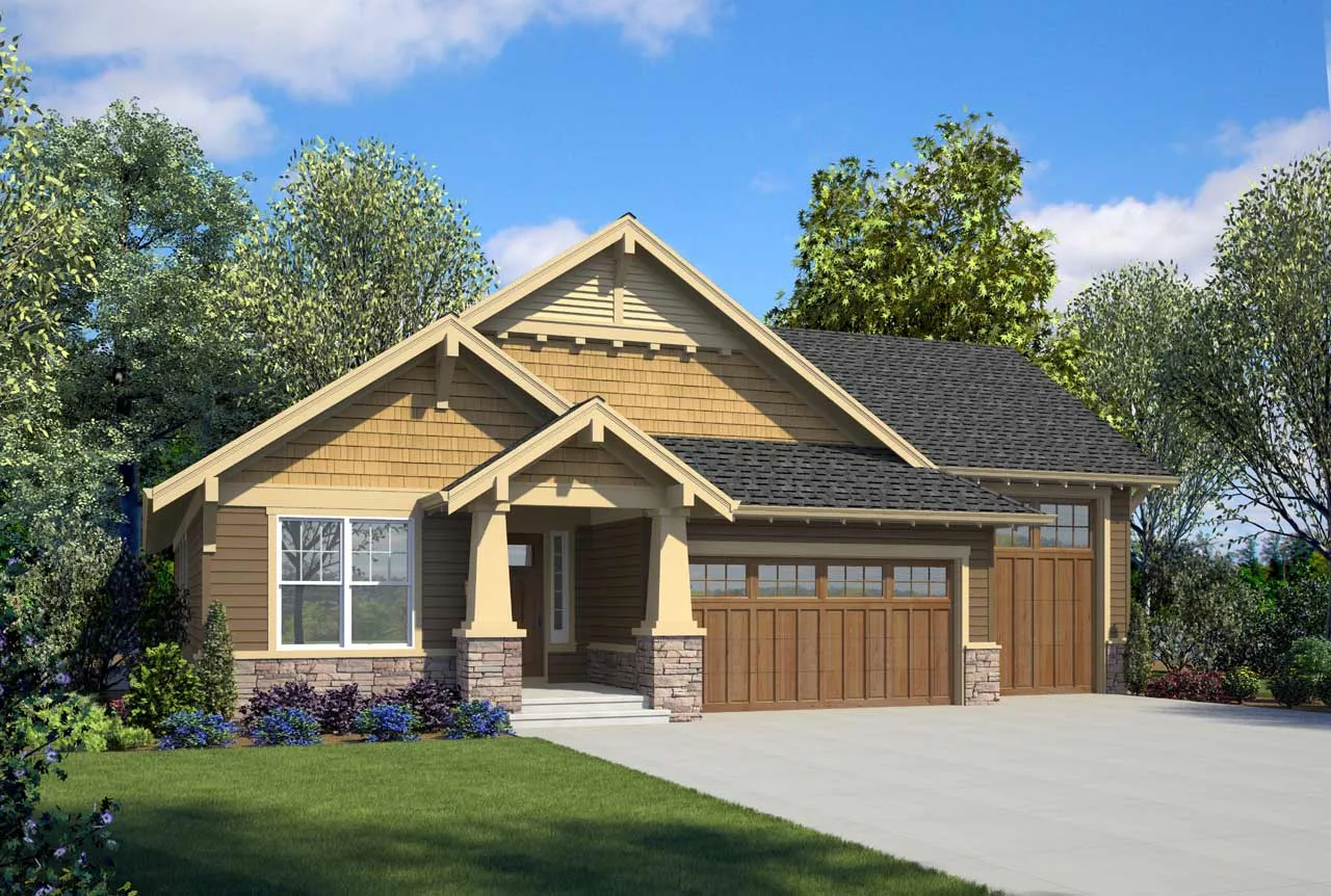 3 Bedroom, 2Bath Craftsman HousePlan #74-891 Questions & Answers