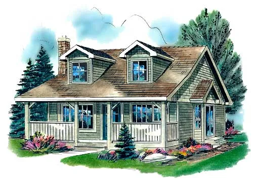 2 Bedroom, 1Bath Country HousePlan #40-120 Questions & Answers