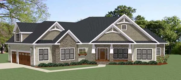 3 Bedroom, 2Bath Craftsman HousePlan #90-145 Questions & Answers