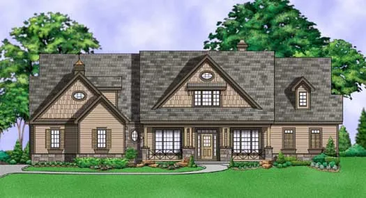 4 Bedroom, 4Bath Craftsman HousePlan #21-1004 Questions & Answers