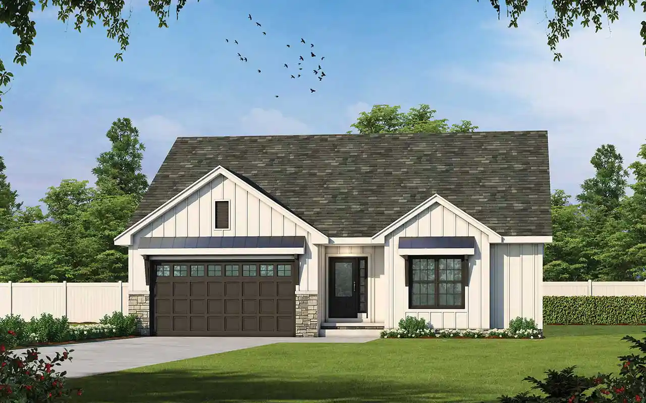 3 Bedroom, 2Bath Modern Farmhouse HousePlan #10-1960 Questions & Answers