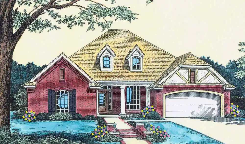 4 Bedroom, 2Bath European HousePlan #8-695 Questions & Answers