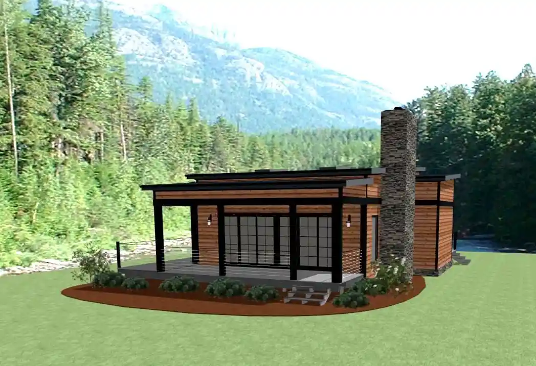 2 Bedroom, 1Bath Contemporary HousePlan #90-196 Questions & Answers