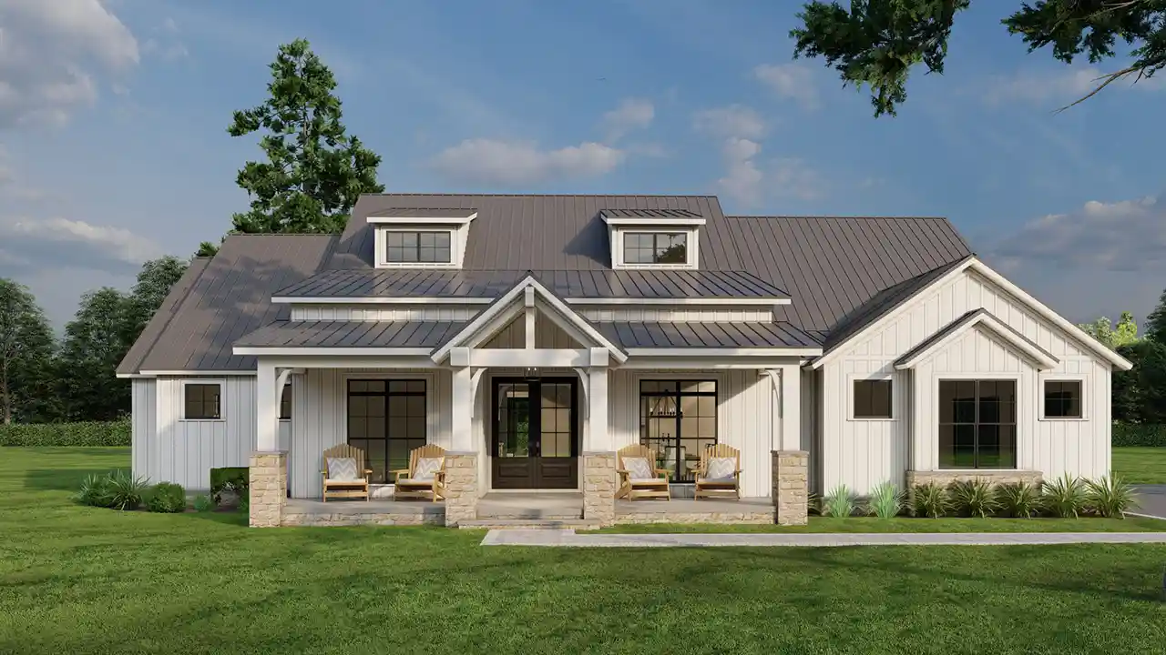 4 Bedroom, 3Bath Country HousePlan #12-1733 Questions & Answers